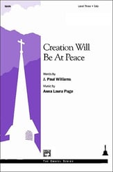 Creation Will Be at Peace Handbell sheet music cover